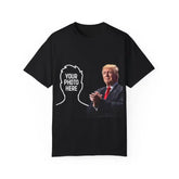 Donald Trump Store | Custom Black T-Shirt | Add Your Photo - Black / S - T-Shirt